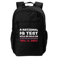 A National Iq Test Will Be Held On November 5th 2024 Backpack