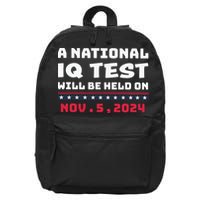 A National Iq Test Will Be Held On November 5th 2024 16 in Basic Backpack