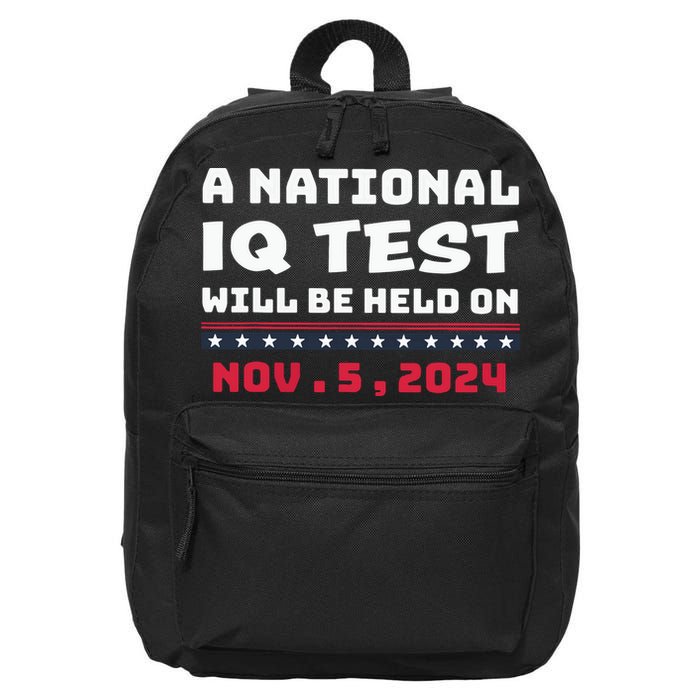 A National Iq Test Will Be Held On November 5th 2024 16 in Basic Backpack