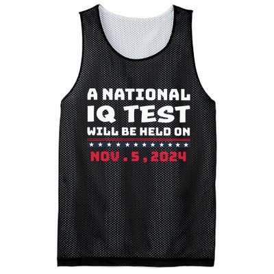 A National Iq Test Will Be Held On November 5th 2024 Mesh Reversible Basketball Jersey Tank