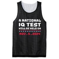 A National Iq Test Will Be Held On November 5th 2024 Mesh Reversible Basketball Jersey Tank