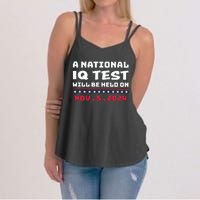 A National Iq Test Will Be Held On November 5th 2024 Women's Strappy Tank