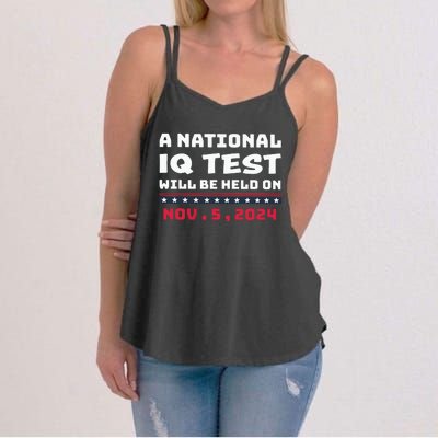 A National Iq Test Will Be Held On November 5th 2024 Women's Strappy Tank