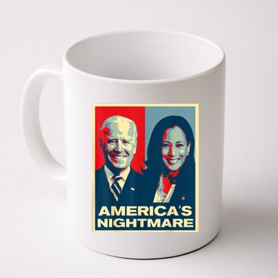 Americas Nightmare Impeach Biden Harris Now Anti Joe Biden Coffee Mug