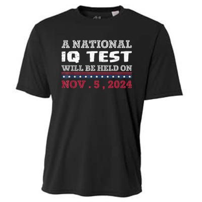 A National Iq Test Will Be Held On November 5 Election 2024 Premium Cooling Performance Crew T-Shirt