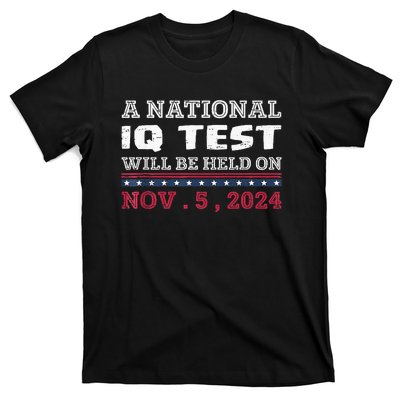 A National Iq Test Will Be Held On November 5 Election 2024 Premium T-Shirt