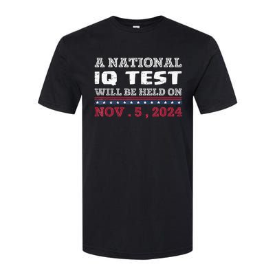 A National Iq Test Will Be Held On November 5 Election 2024 Premium Softstyle CVC T-Shirt