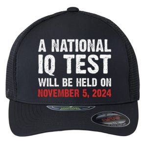 A National Iq Test Will Be Held On Nov 52024 Flexfit Unipanel Trucker Cap