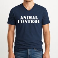 Animal Control V-Neck T-Shirt