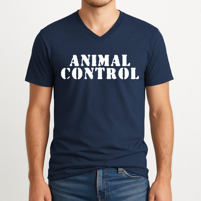 Animal Control V-Neck T-Shirt