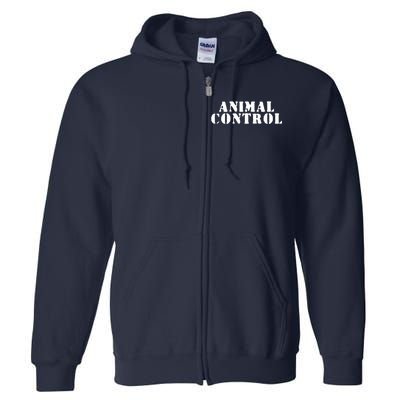 Animal Control Full Zip Hoodie