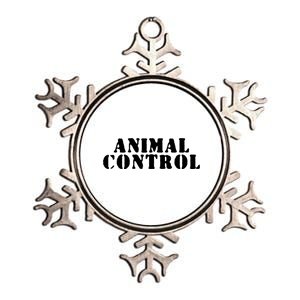 Animal Control Metallic Star Ornament