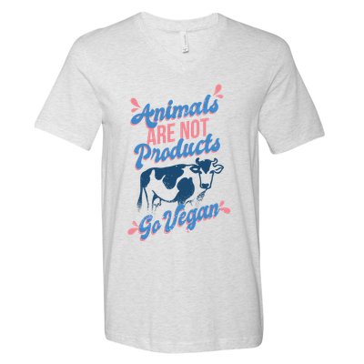 Animals Are Not Products V-Neck T-Shirt