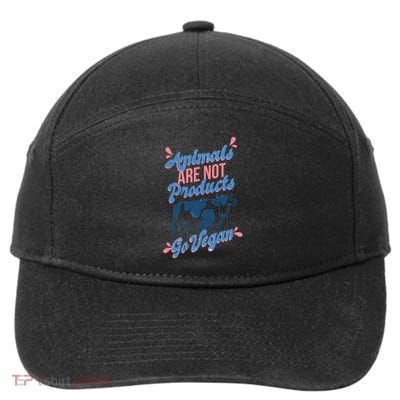 Animals Are Not Products 7-Panel Snapback Hat