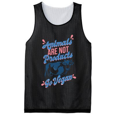 Animals Are Not Products Mesh Reversible Basketball Jersey Tank