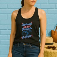 Animals Are Not Products Womens Tank Top