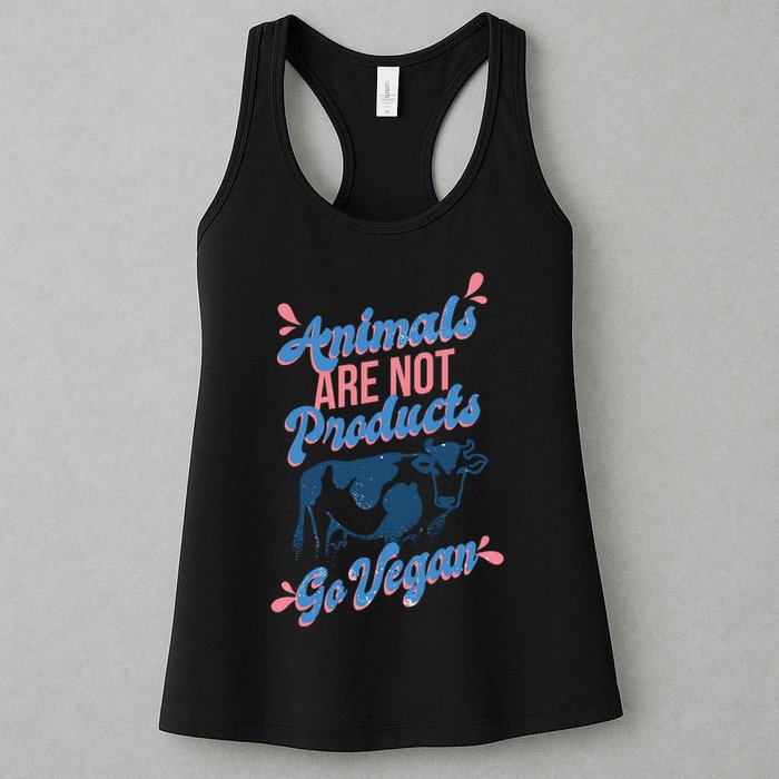 Animals Are Not Products Womens Tank Top