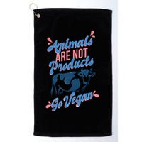 Animals Are Not Products Golf Towel