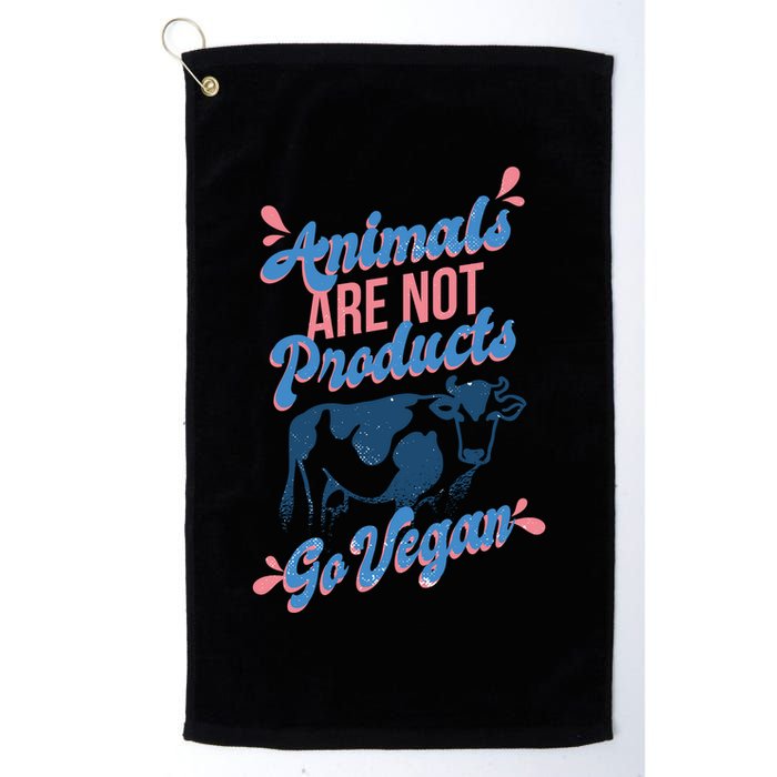 Animals Are Not Products Golf Towel