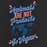 Animals Are Not Products Golf Towel
