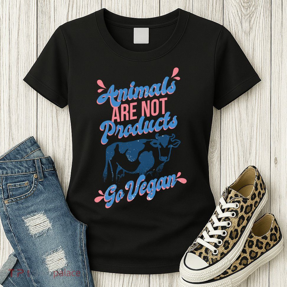 Animals Are Not Products Womens T-Shirt