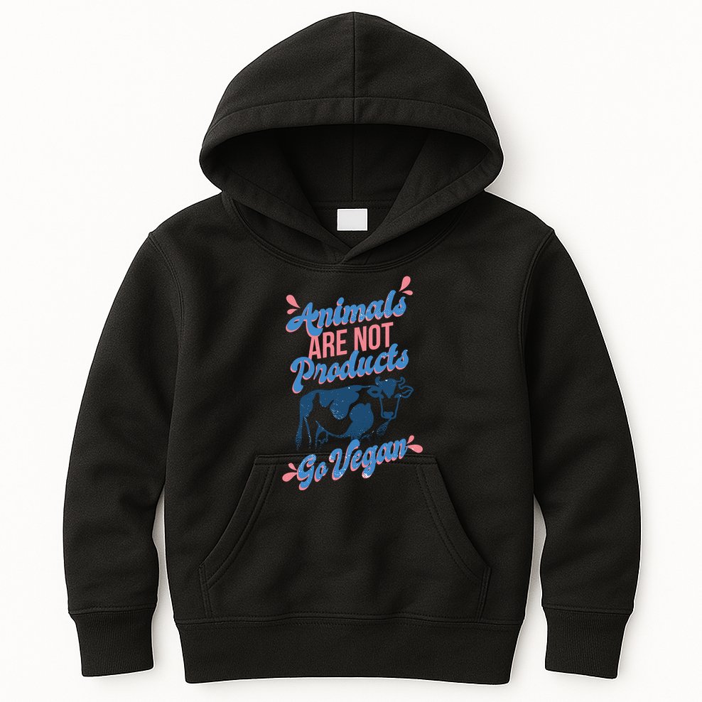 Animals Are Not Products Kids Hoodie