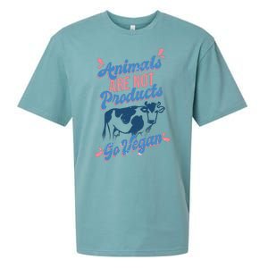 Animals Are Not Products Sueded Cloud Jersey T-Shirt