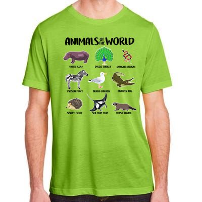 Animals Of The World Adult ChromaSoft Performance T-Shirt