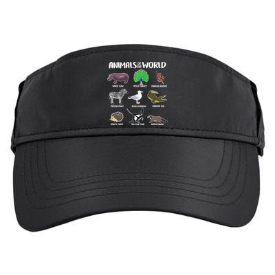 Animals Of The World Adult Drive Performance Visor