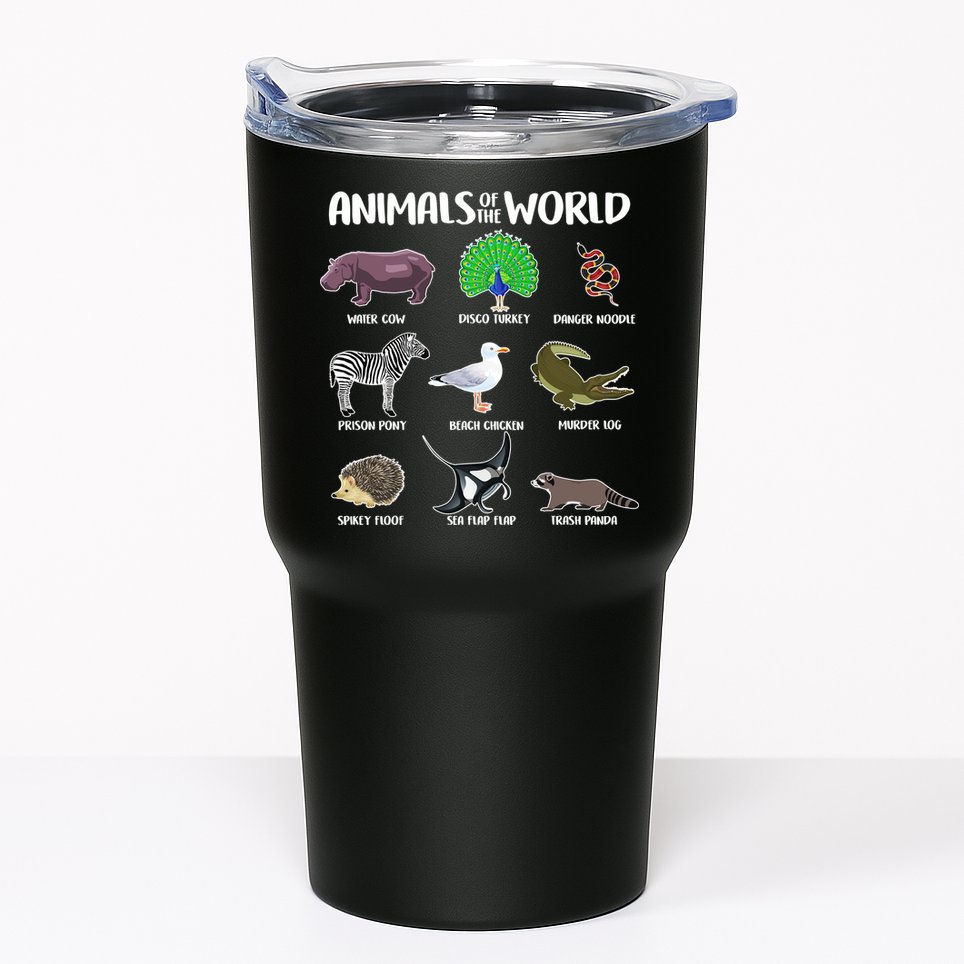 Animals Of The World Tumbler