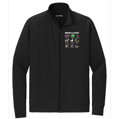 Animals Of The World Stretch Full-Zip Cadet Jacket