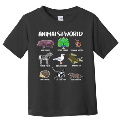 Animals Of The World Toddler T-Shirt