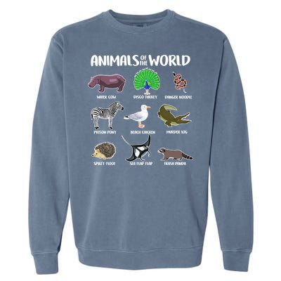 Animals Of The World Garment-Dyed Sweatshirt