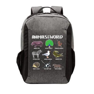 Animals Of The World Vector Backpack