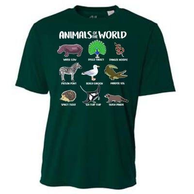 Animals Of The World Cooling Performance Crew T-Shirt