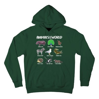 Animals Of The World Hoodie