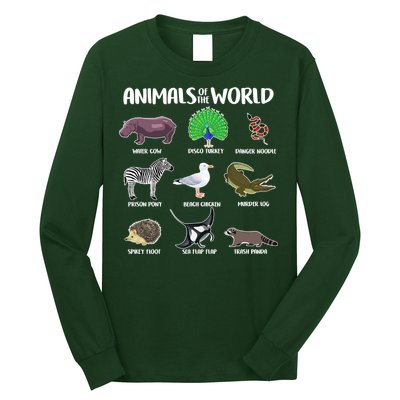 Animals Of The World Long Sleeve Shirt