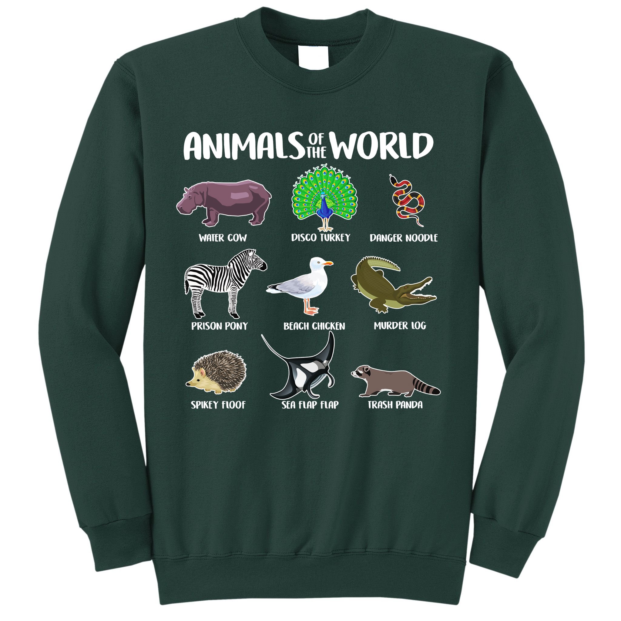 Animals Of The World Sweatshirt