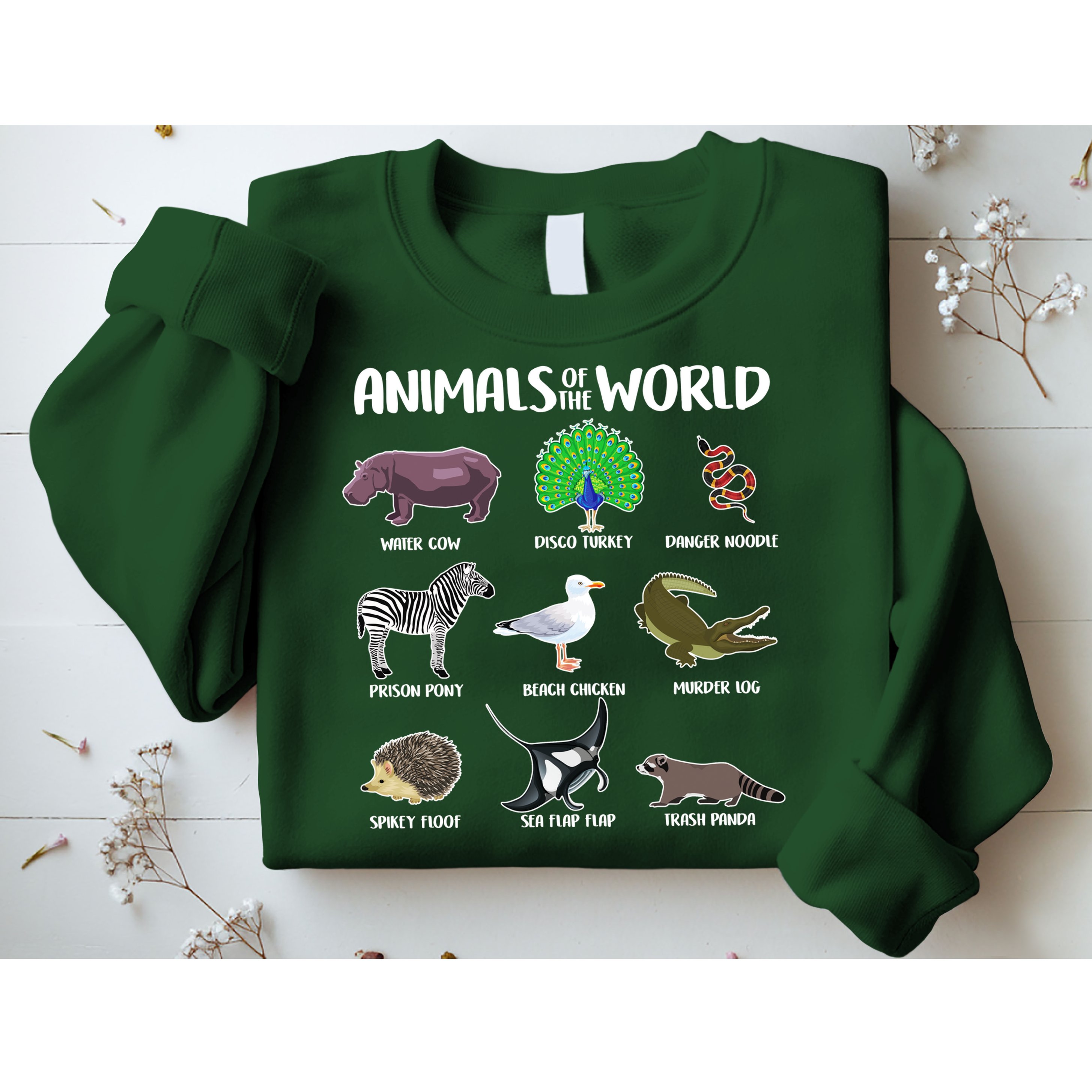 Animals Of The World Sweatshirt