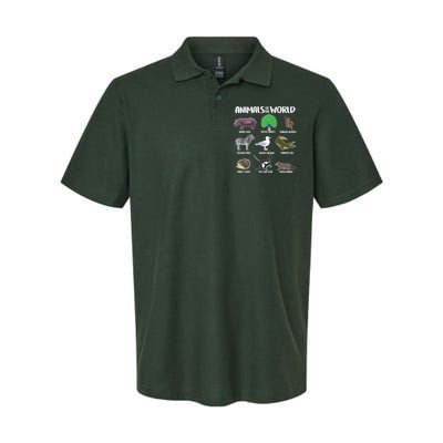 Animals Of The World Softstyle Adult Sport Polo