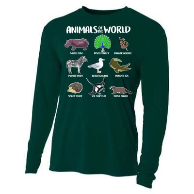 Animals Of The World Cooling Performance Long Sleeve Crew