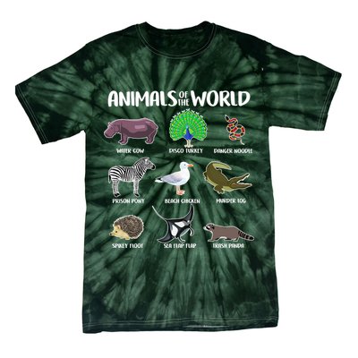 Animals Of The World Tie-Dye T-Shirt