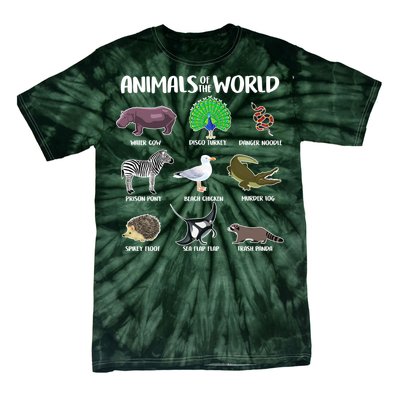 Animals Of The World Tie-Dye T-Shirt