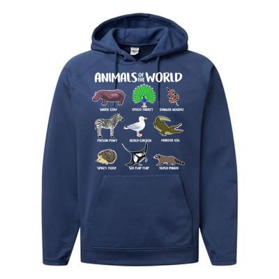 Animals Of The World Performance Fleece Hoodie