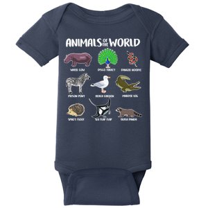 Animals Of The World Baby Bodysuit