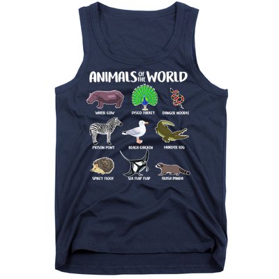 Animals Of The World Tank Top