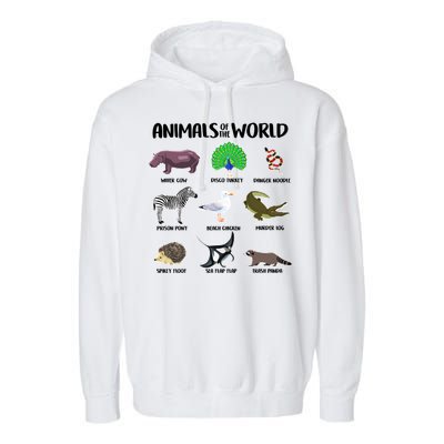 Animals Of The World Garment-Dyed Fleece Hoodie