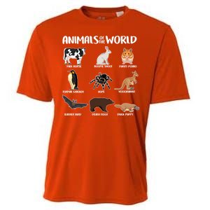 Animals Of The World Funny Names Cooling Performance Crew T-Shirt