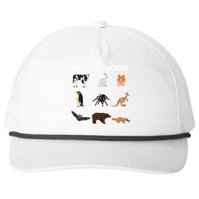 Animals Of The World Funny Names Snapback Five-Panel Rope Hat