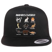 Animals Of The World Funny Names Flatbill Hat